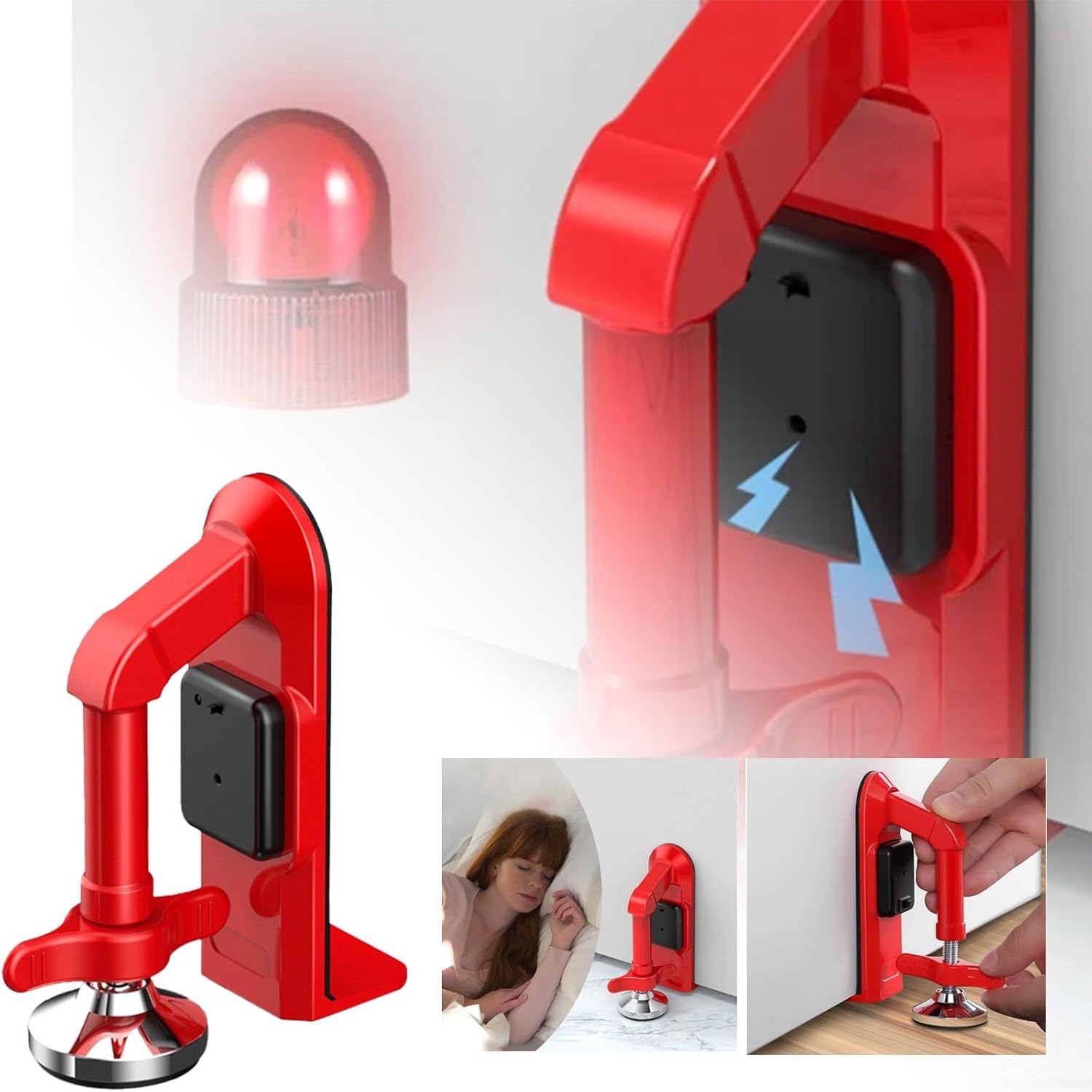 Home Security Tapo - Battery Powered Alarm Door Stopper Door