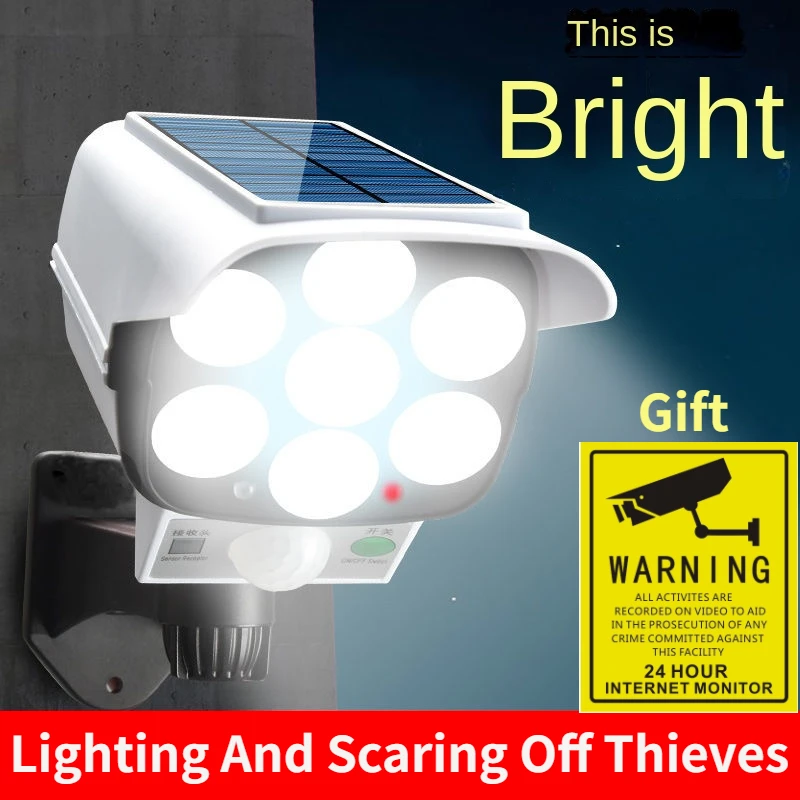 Home Security Ideas - Outdoor Solar Light Motion Sensor Security