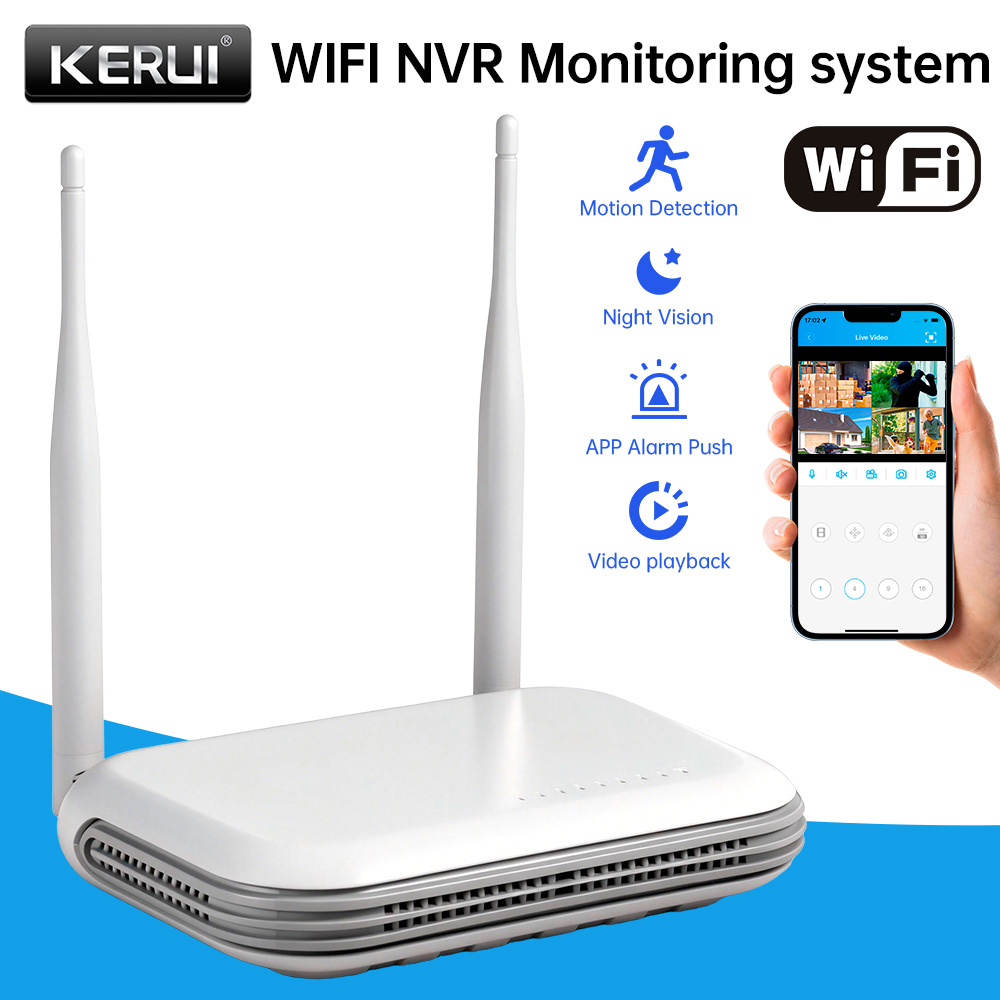 Home Security Ideas - KERUI Mini Network WIFI 8CH NVR
