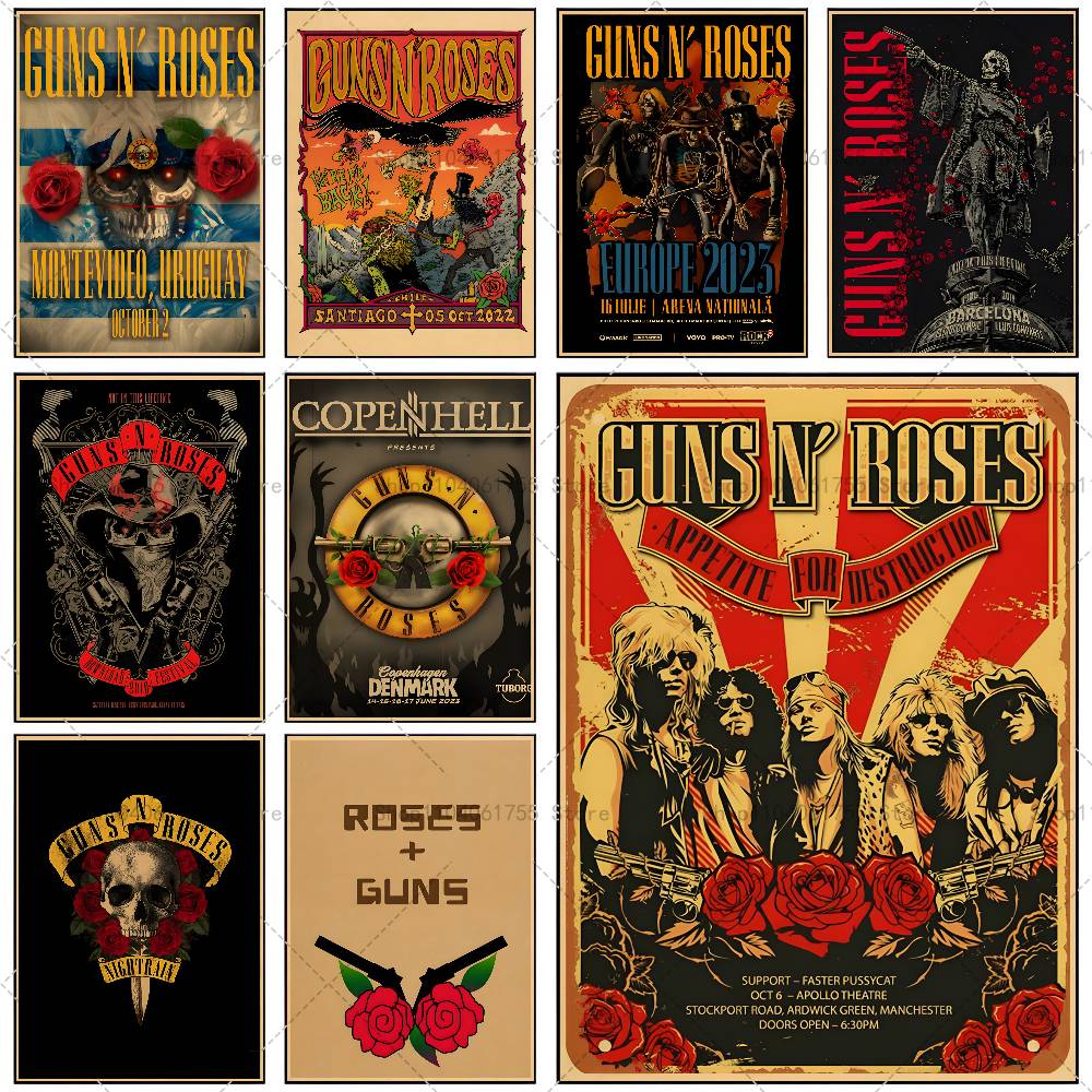 Rock Band G-Guns n R-Roses Pos - Home Security Gun บทวิจารณ์และราคา