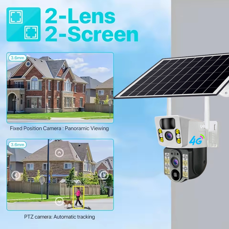 4K 8MP Wireless Solar Camera 4 - Ip Camera Outdoor 4K บทวิจารณ์และราคา