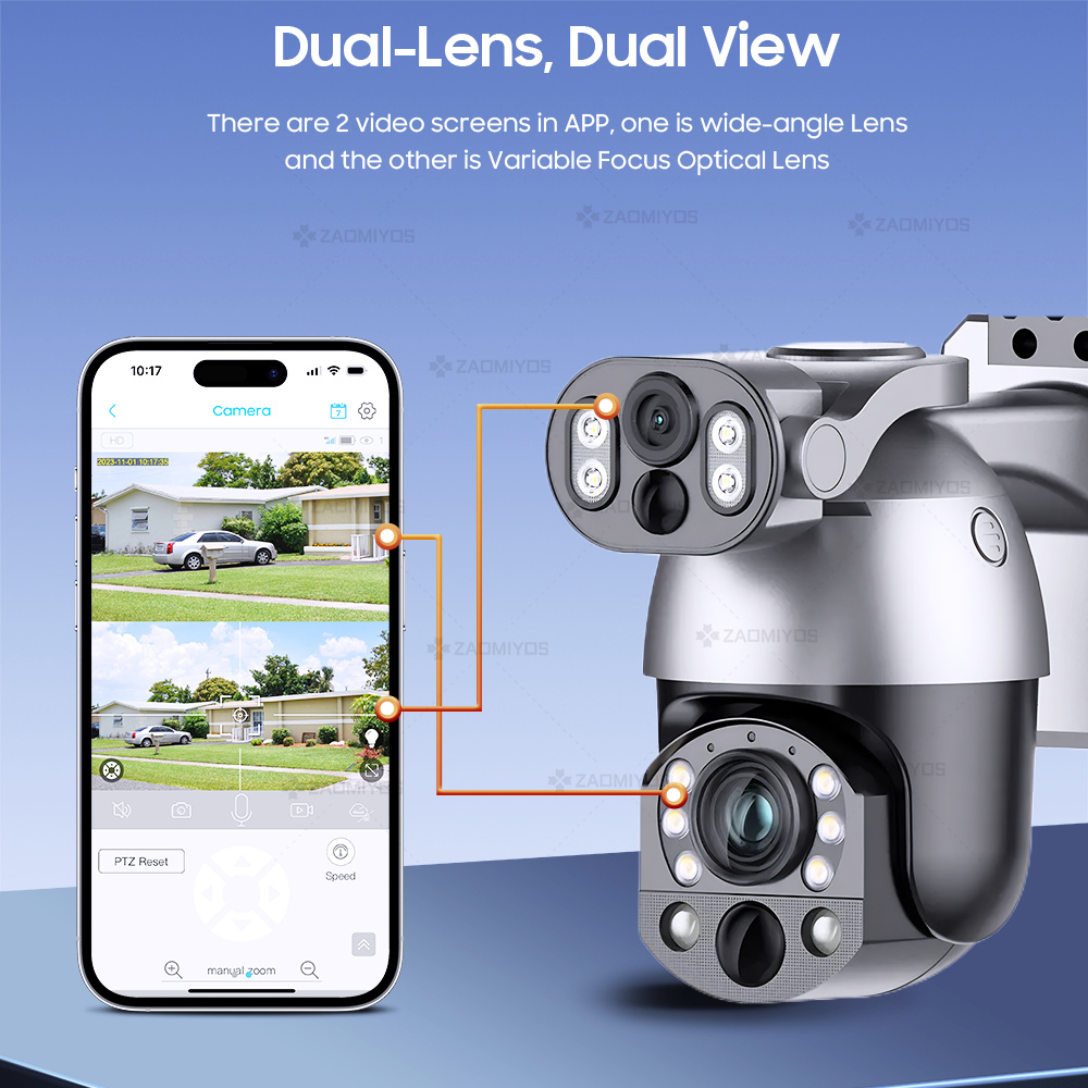 4K 50X ZOOM 10MP Solar Camera  - Ip Camera Outdoor 4K บทวิจารณ์และราคา