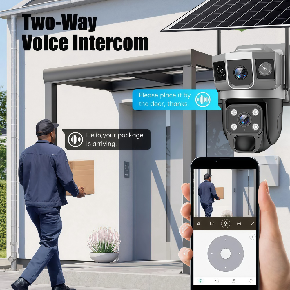 4G Camera Outdoor Solar Survei - Home Security Ideas บทวิจารณ์และราคา