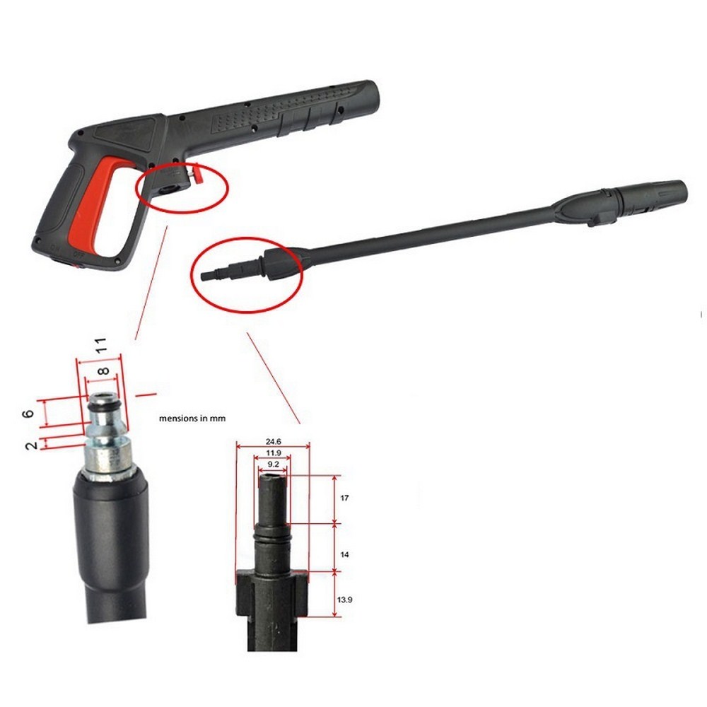 High Pressure Washer Car Wash  - Home Security Gun บทวิจารณ์และราคา
