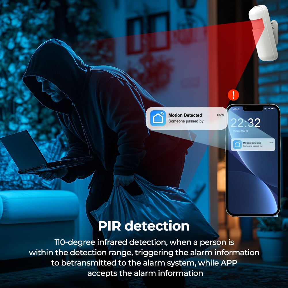 433MHZ PIR Sensor Home Alarm M - Pet Immune Pir Sensor บทวิจารณ์และราคา