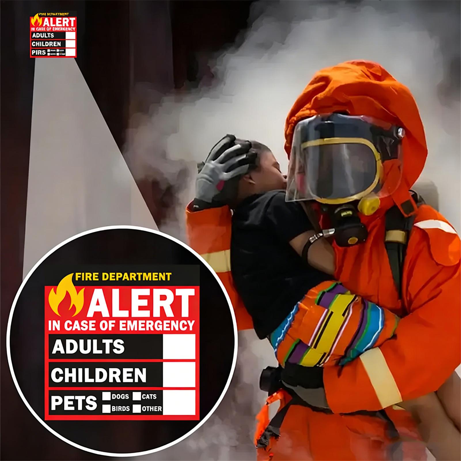 Fire Pet Alert Sticker Rain-Pr - Home Security Department บทวิจารณ์และราคา