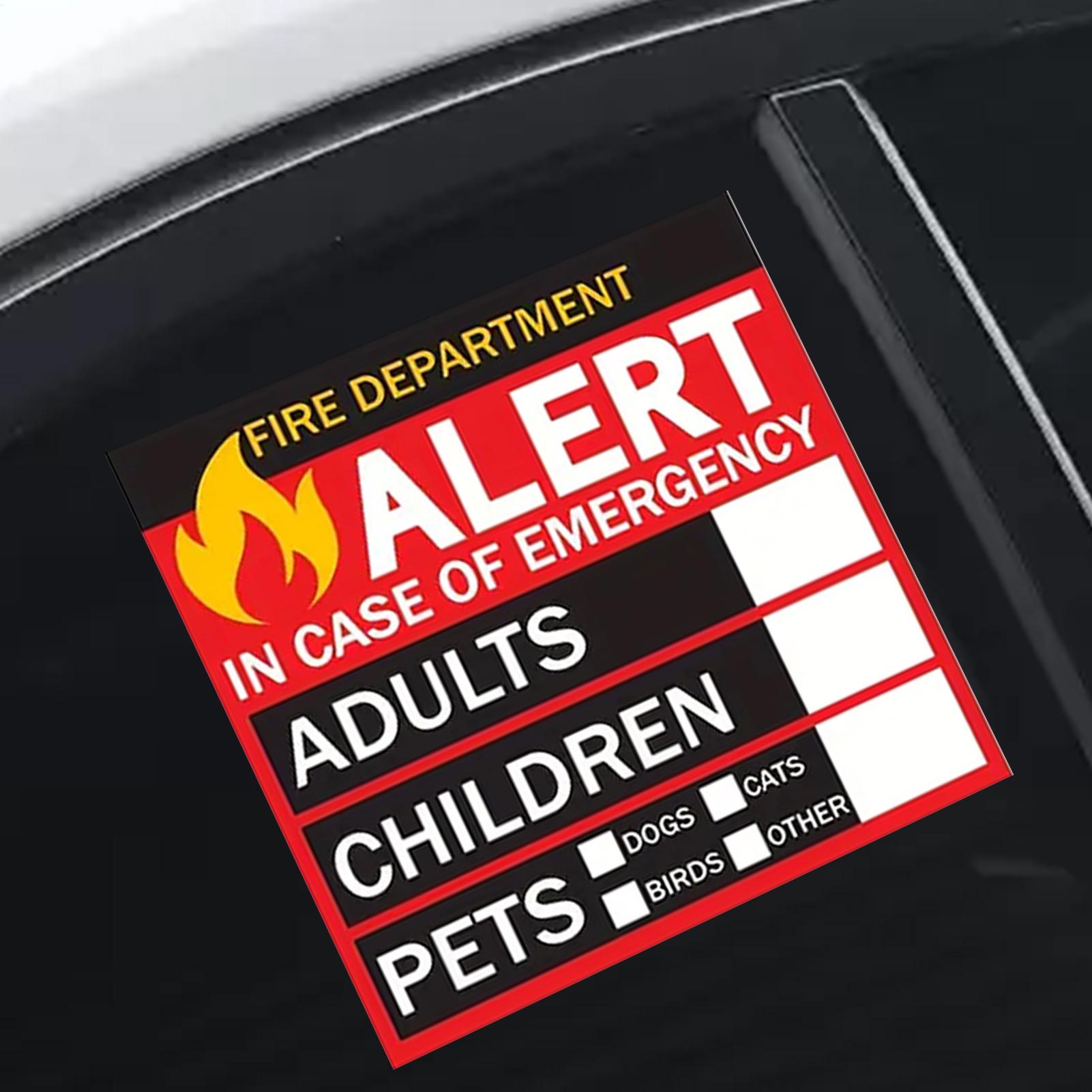 Fire Pet Alert Sticker Rain-Pr - Home Security Department บทวิจารณ์และราคา
