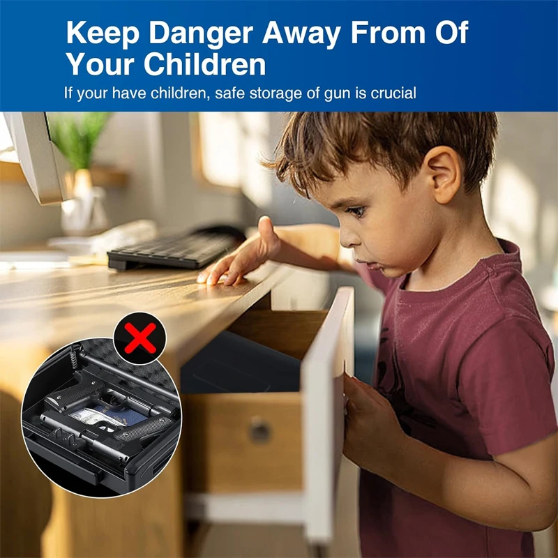 Gun Safe Box Hidden Portable H - Home Security Gun บทวิจารณ์และราคา