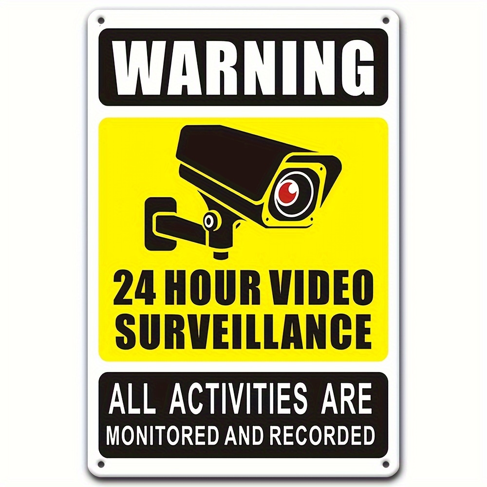 24/7 Video Surveillance Warnin - Home Security Ideas บทวิจารณ์และราคา