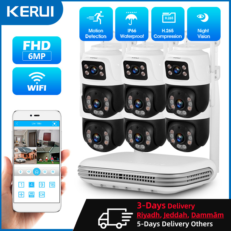 KERUI Waterproof 6MP HD Wirele - Home Security Ideas บทวิจารณ์และราคา
