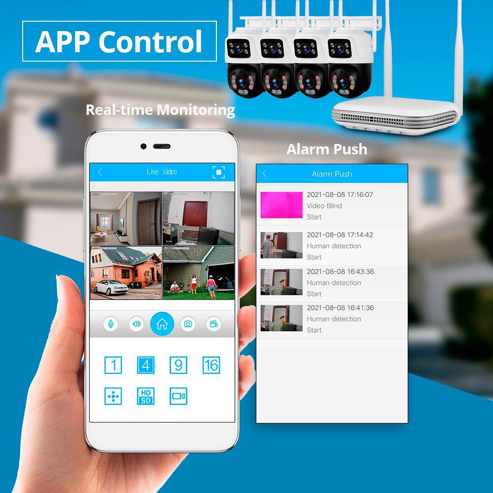 KERUI Waterproof 6MP HD Wirele - Home Security Ideas บทวิจารณ์และราคา