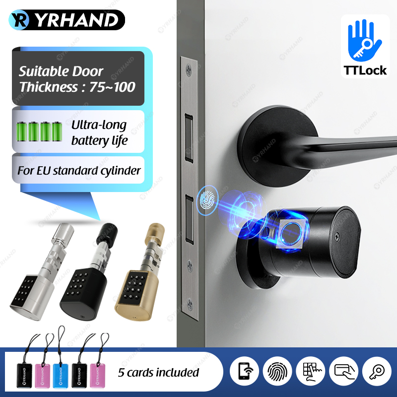 Smart Euro Cylindrical Door Lo - Home Security Ideas บทวิจารณ์และราคา