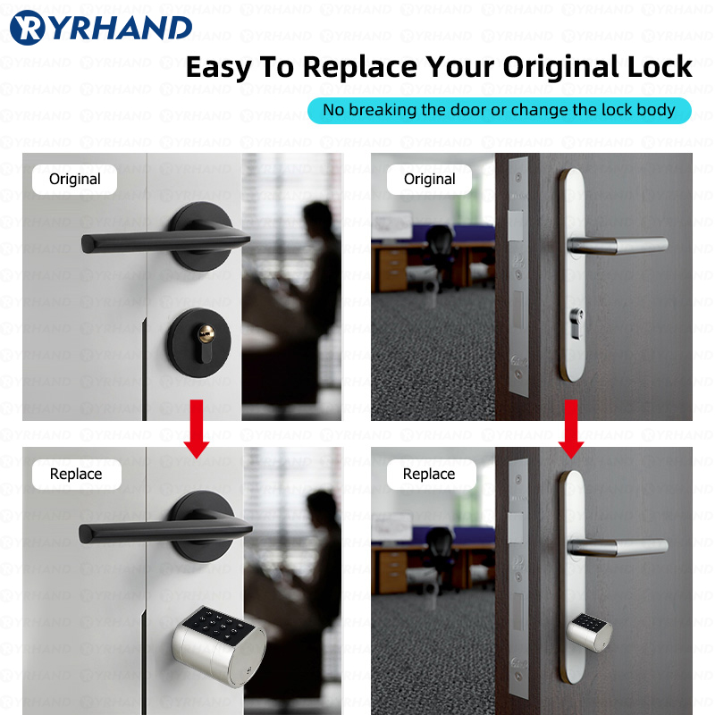 Smart Euro Cylindrical Door Lo - Home Security Ideas บทวิจารณ์และราคา