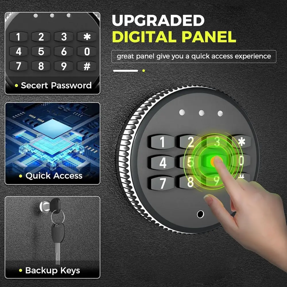 Secure Firearm Safe 10-15 Capa - Home Security Gun บทวิจารณ์และราคา