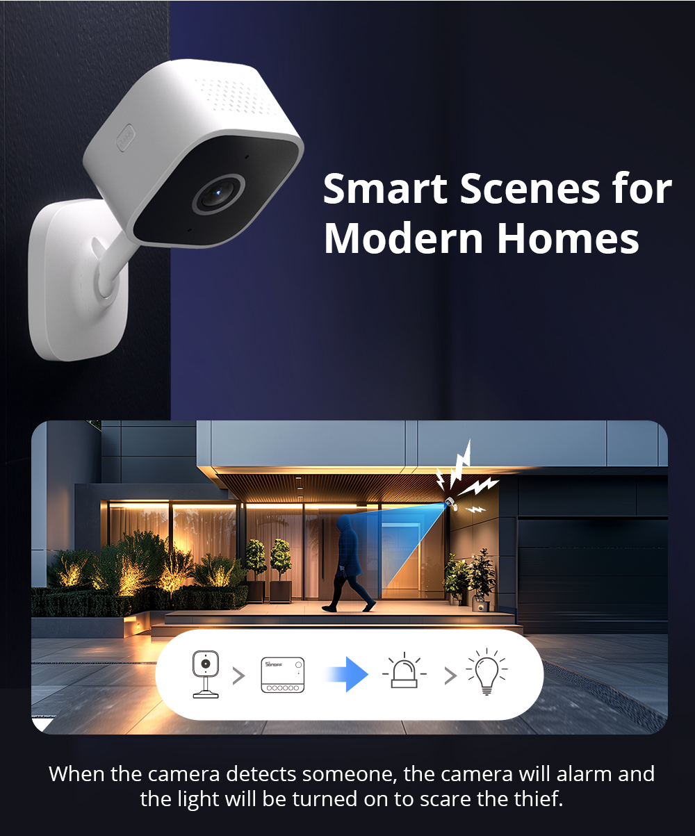 SONOFF CAM Slim Gen2 WiFi Smar - Home Security Ideas บทวิจารณ์และราคา