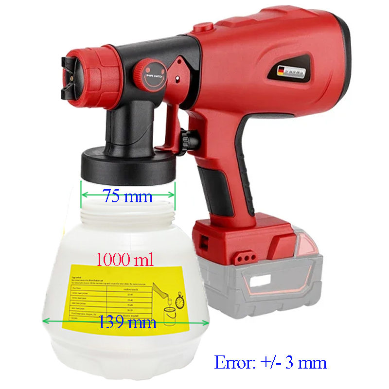 1000ml Electric Wireless Spray - Home Security Gun บทวิจารณ์และราคา