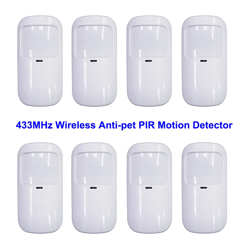 White Wireless 433MHz Infrared - Pet Immune Pir Sensor บทวิจารณ์และราคา