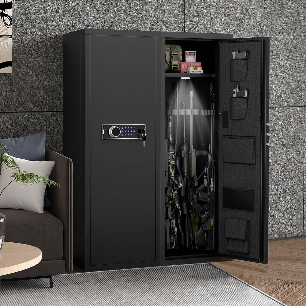 Sturdy 5-8 Gun Security Cabine - Home Security Gun บทวิจารณ์และราคา