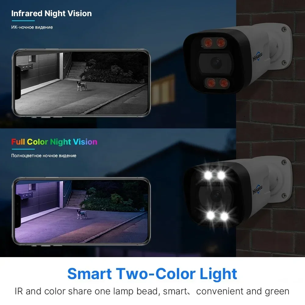 Hiseeu 4K 8channel 8mp Outdoor - Ip Camera Outdoor 4K บทวิจารณ์และราคา