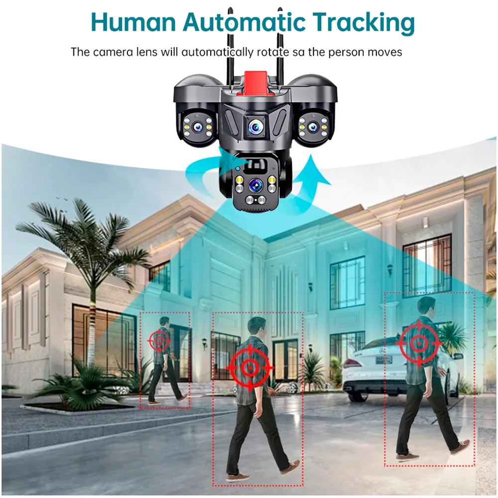 KERUI V380 Pro Outdoor PTZ 6MP - Home Security Ideas บทวิจารณ์และราคา