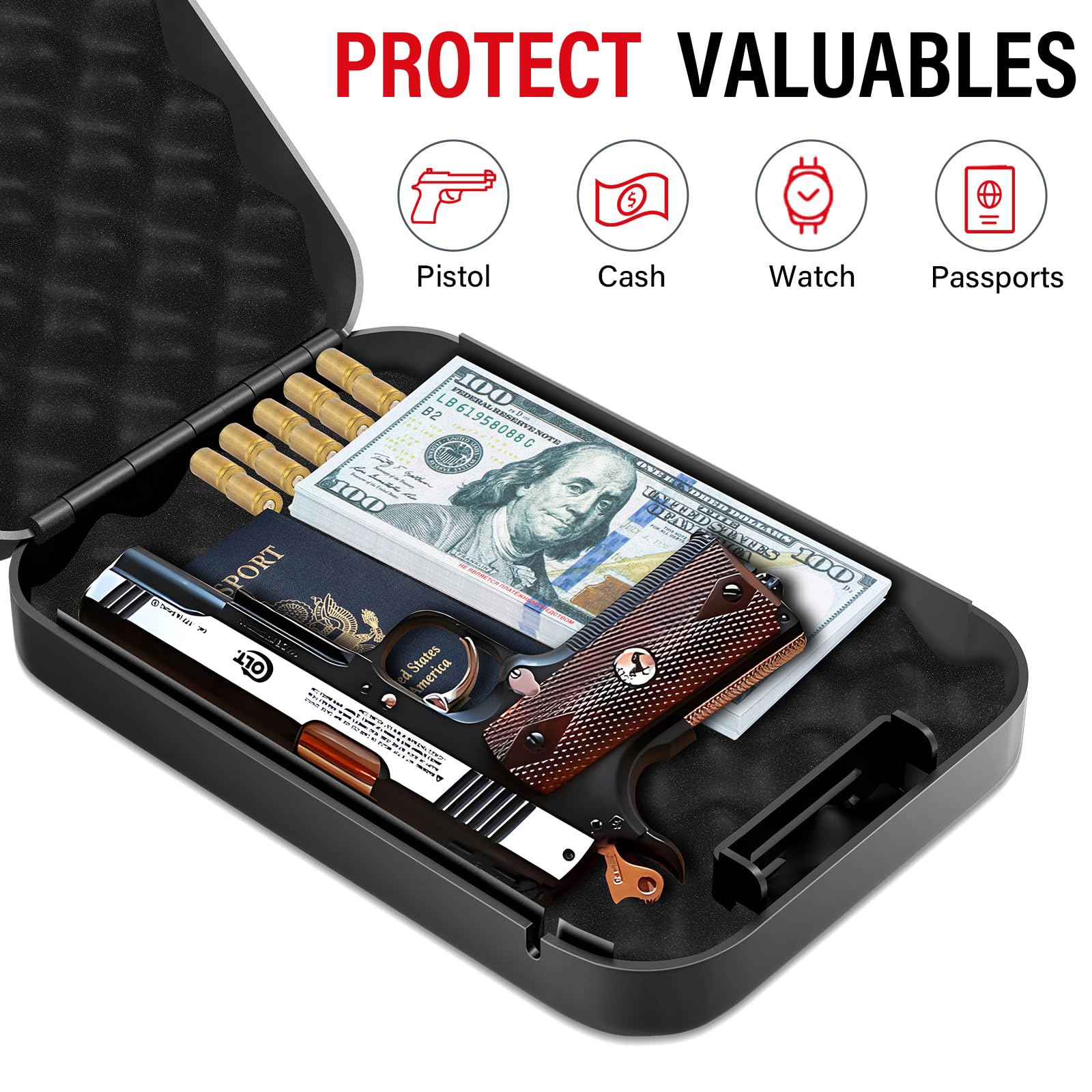 Security Safe Box Personal Saf - Home Security Gun บทวิจารณ์และราคา