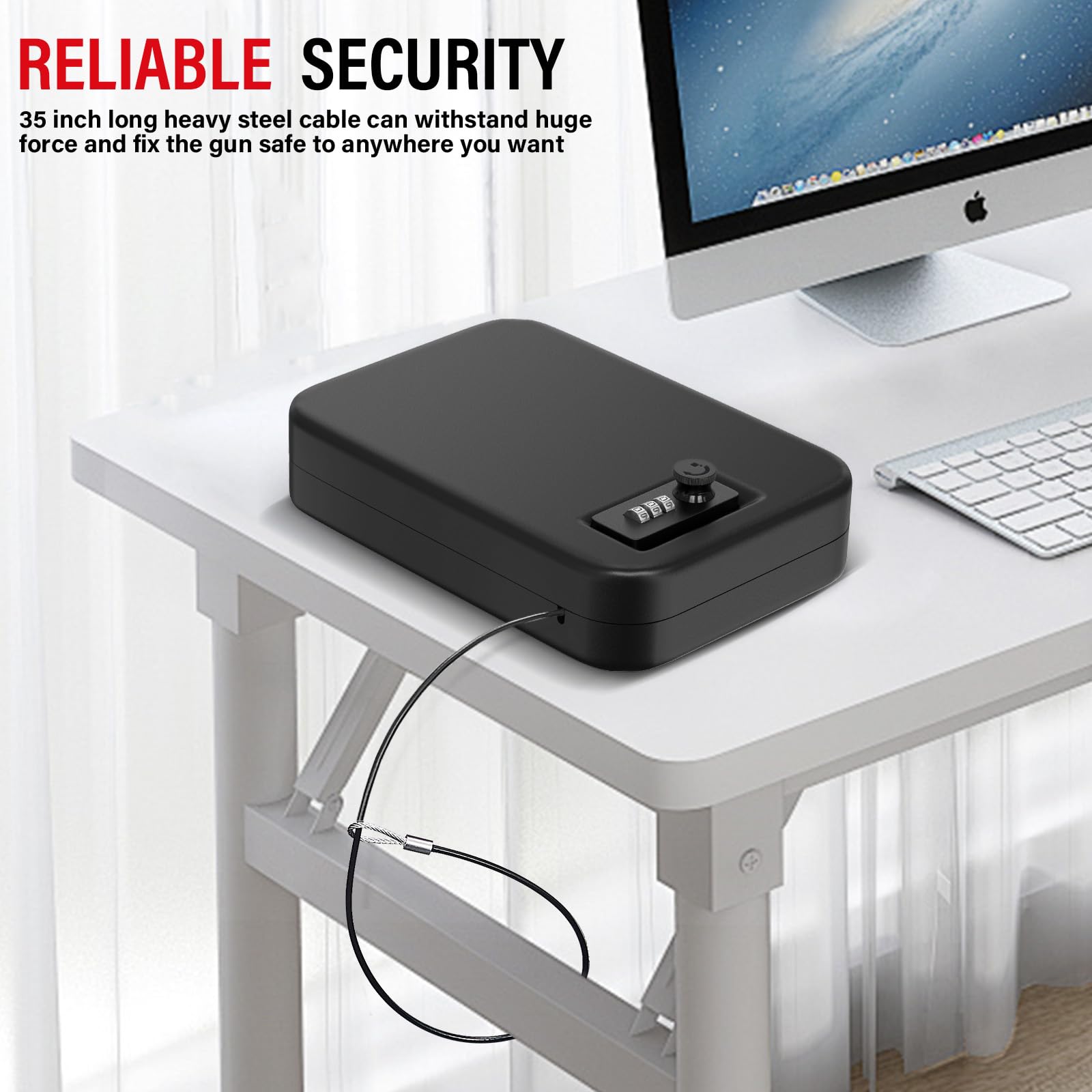 Security Safe Box Personal Saf - Home Security Gun บทวิจารณ์และราคา