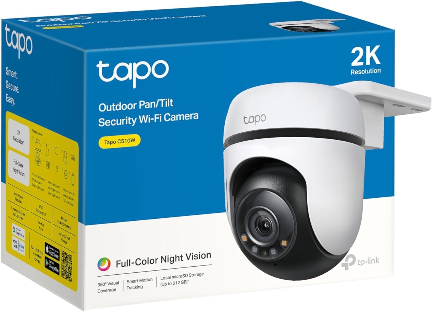 TP-Link 2K Outdoor Pan/Tilt Se - Home Security Tp Link บทวิจารณ์และราคา