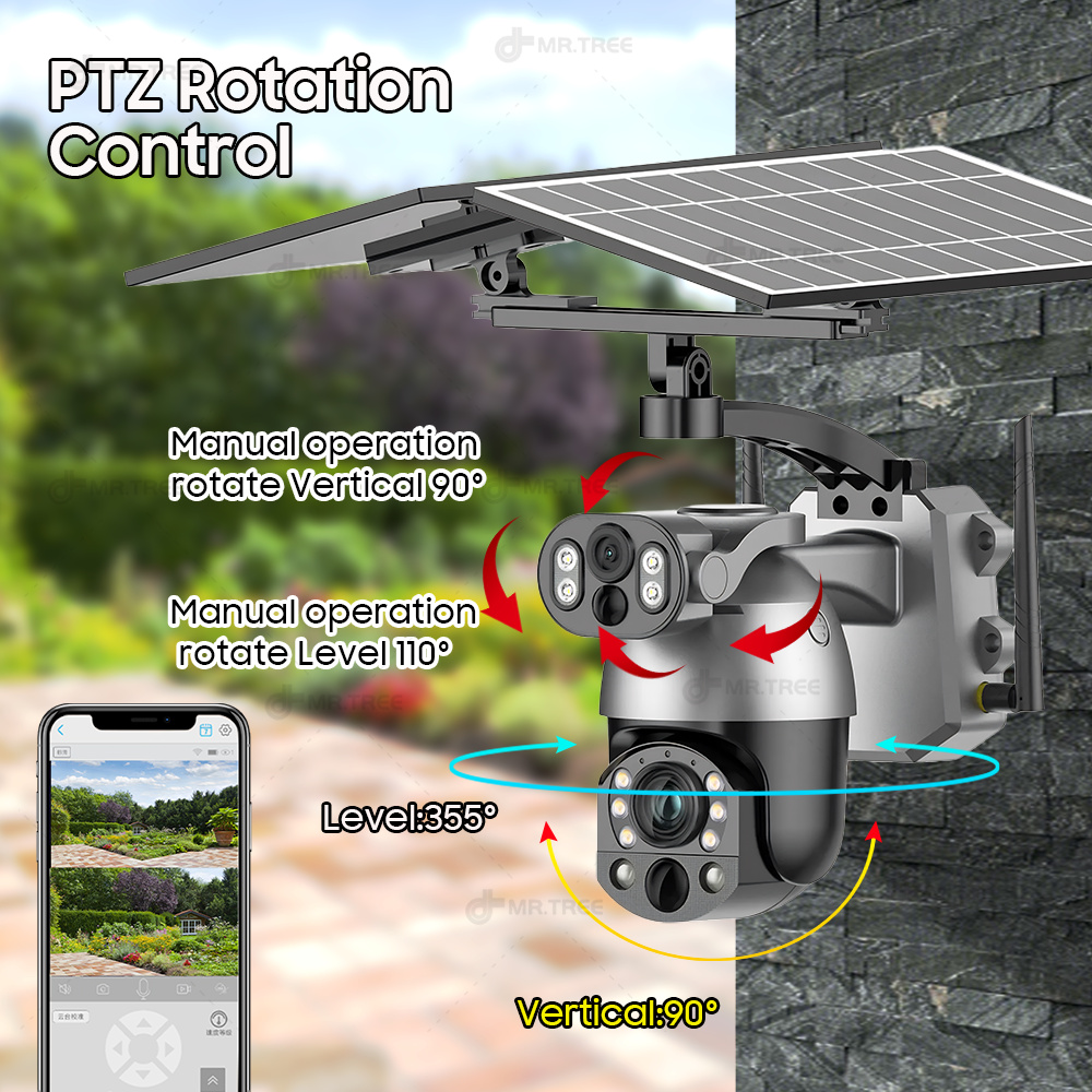 4K 50X Optical Zoom Dual Lens  - Ip Camera Outdoor 4K บทวิจารณ์และราคา