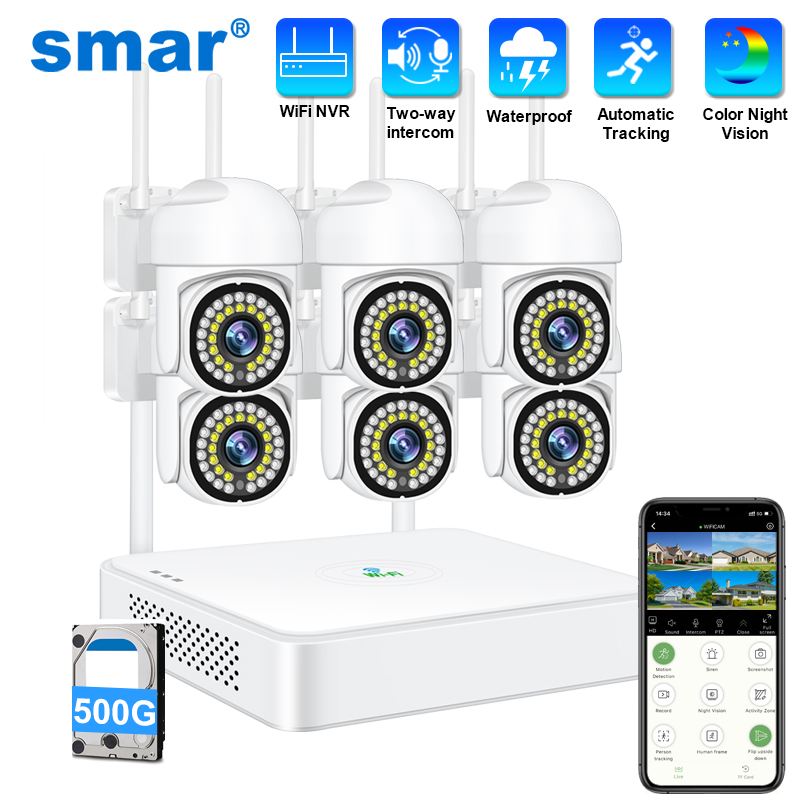 Smar 3MP Wireless CCTV Securit - Home Security Ideas บทวิจารณ์และราคา